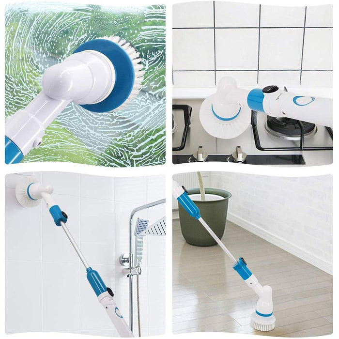 Electric Cleaning Brush Wireless Charging Cleaning Brush Automatic Rotating Mop Long Handle Brush