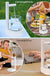 Desk Dispenser Electric Water Gallon Automatic Water Bottle Dispenser Rechargeable Water Dispenser