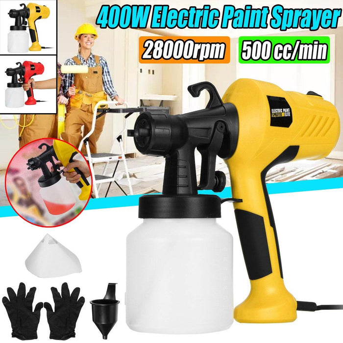 Electric Spray Paint Sprayer Compressor for Car Wood Wall with Flow Control