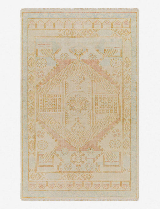 Alexa Hand-Knotted Wool-Blend Rug