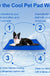 Dog Cooling Mat, Pet Cooling Mat For Dogs And Cats, Pressure Activated Dog Cooling Pad, No Water Or Refrigeration Needed, Non-Toxic Gel