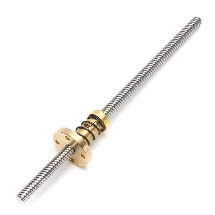 Machifit T8 Lead Screw 100/200/300/400/600mm 8mm Lead Screw with Anti-Backlash Nut