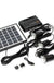 4W 6V Solar Panel + 3x LED Light USB Charger + Power Bank Home Garden System Kit