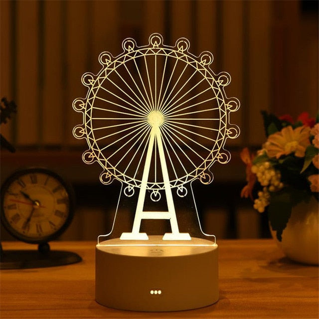 Acrylic Led Night Light - Okeihouse