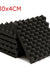 6Pcs 30x30x4cm Soundproofing Triangle Sound-Absorbing Noise Foam Tiles