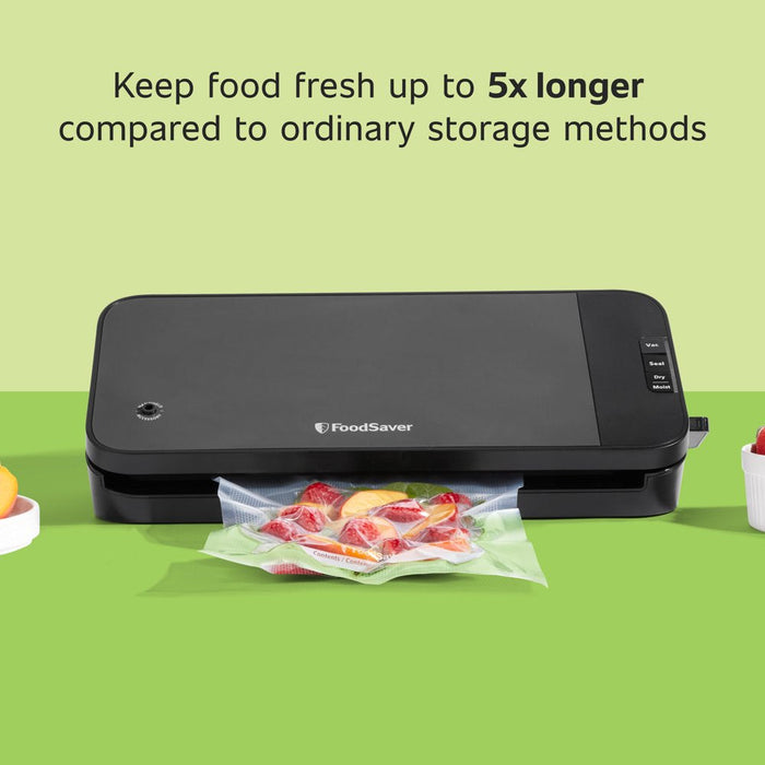 VS2110 Vacuum Sealing System, Food Vacuum Sealer. Black/Dark Gray