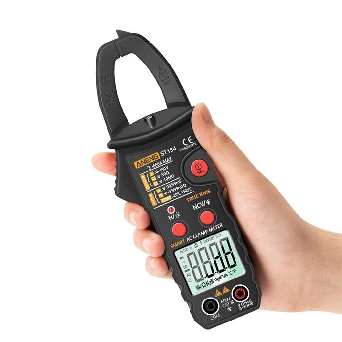 ANENG ST184 Digital Multimeter Clamp Meter True RMS 6000 Counts Professional Measuring Testers AC/DC Voltage AC Current Ohm