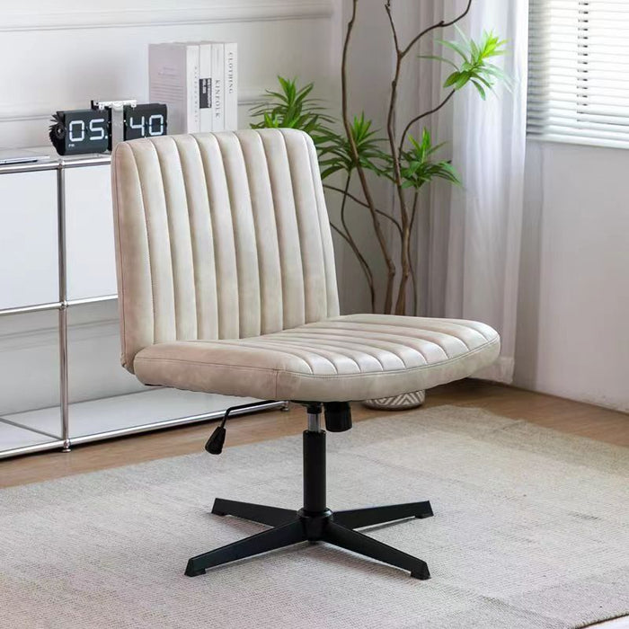 Computer Chair Long Sitting Comfortable Faux Leather Household Minimalist Lifting