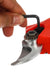 36V 25mm 1.3AH Cordless Electric Branch Scissor 2 Li-ion Batteries Pruning Shear Pruner Electric Pruning Shear (Red)