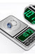 Mini Green Backling 0.01g Pocket Digital Scales for Gold Bijoux Sterling Jewelry Weight Balance Gram Electronic Scale