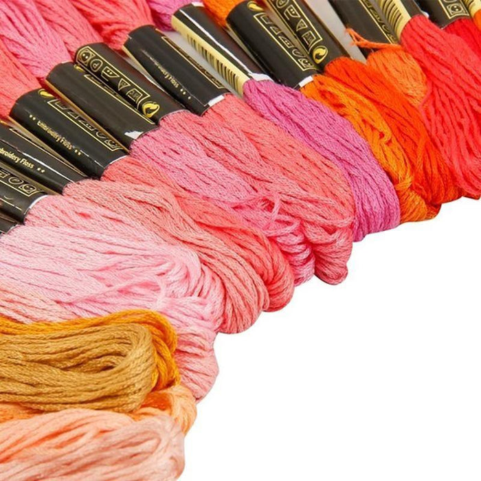 24/36/50/100/200PCS Cross Stitch Embroidery Thread 8m DIY Cotton Thread