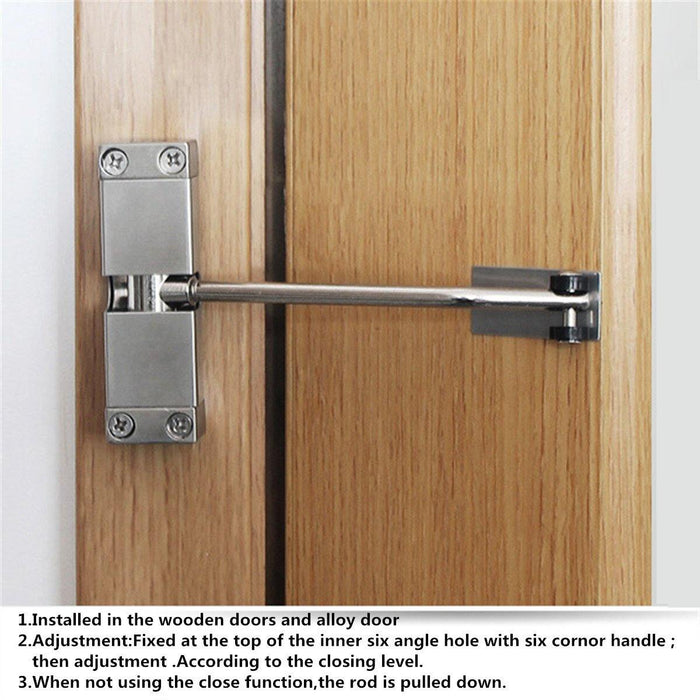 Adjustable Spring Door Closer Automatic Strength Hinge for Fire Rated Door Channel