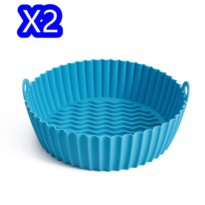 Silicone Airfryer Liner - Reusable Container Accessories Pan Baking Mold Canister Shape Protector