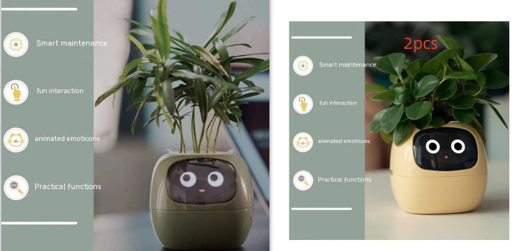 Facial Expression Control Intelligent Flower Pot