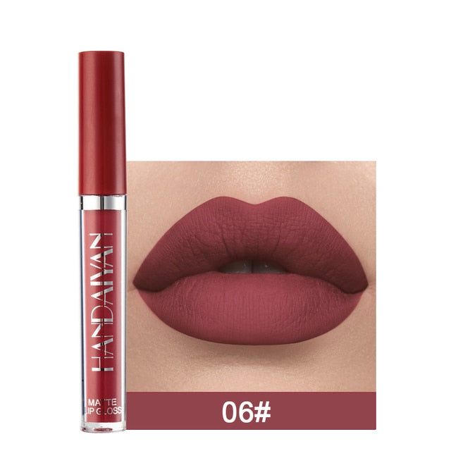 6PC Matte Velvet Lip Gloss Set - Okeihouse