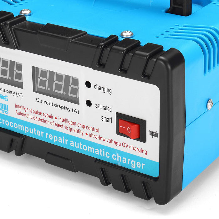 12V/24V Smart Battery Charging Equipment Automobile Motorcycle Universal Electric Car Battery Charger