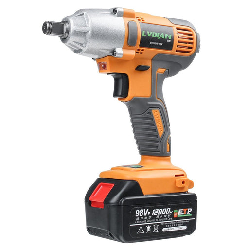 98VF 320Nm 12000mAh Cordless Electric Impact Wrench Drill Screwdriver