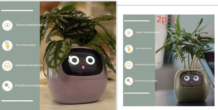 Facial Expression Control Intelligent Flower Pot