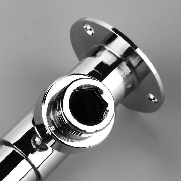 13.2cm Wall Mounted Shower Extension Arm Pipe Bottom Entry for Rain Shower Head