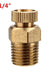 PT 1/2 3/8 1/4 Inch Brass Drain Valve Air Compressor Male Threaded Water Drain Valve