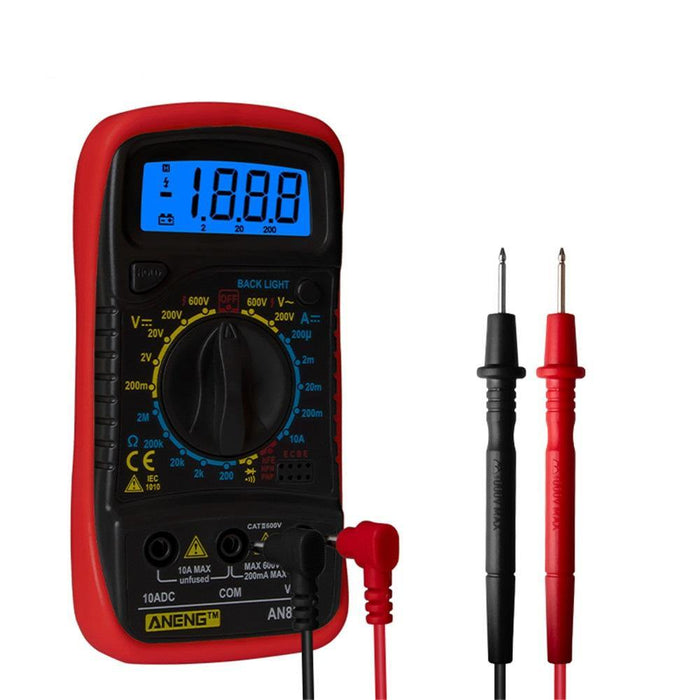 ANENG AN830L Digital LCD Multimeter Profissional Electric Voltmeter Ammeter AC DC OHM Volt Tester Pocket Multimeters