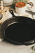 12 Inch round Large Pre-Seasoned Cast Iron Skillet