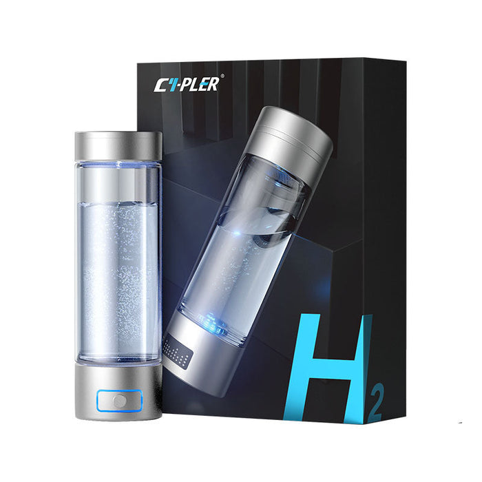 Convenient Glass Bottle High Concentration Intelligent Hydrogen Rich Water Cup