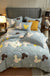 Four-piece Cotton Thickened Bedding For Autumn And Winter All Cotton Dormitory