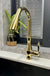 French Retro Pull Faucet Copper Classical Faucet Kitchen Sink Vegetable Basin Creative Hot And Cold Water Head