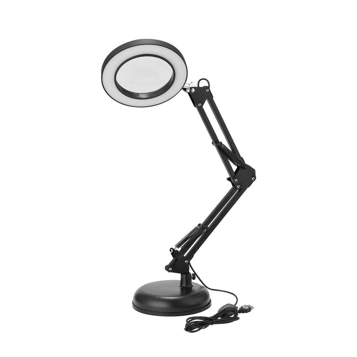 Magnifier Lamp Desktop LED Magnifier Lamp Nail Salon 5X Magnifying Lamp Eyeliner Manicure Tattoo Beauty Light Tattoo Accessories