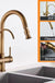 Copper Pull Antique Washing Basin Retractable Sink Kitchen Retro European Faucet