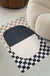 Black and White Stone Bath Mat