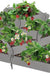 Garden Bed Elevated Raised Vegetables Flowers Herb Planter Fence Outdoor