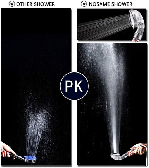 Shower Head, Filter Filtration High Pressure Water Saving 3 Mode Function Spray Handheld Showerheads for Dry Skin & Hair