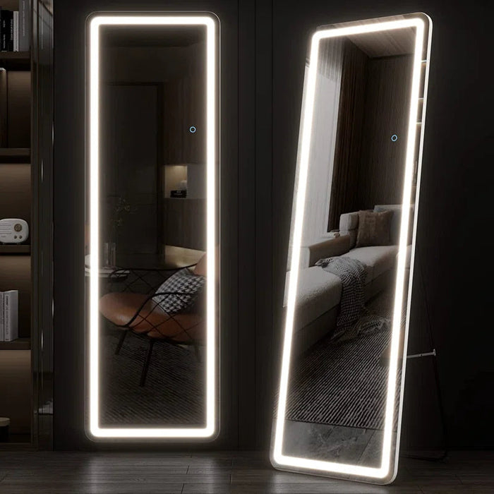 Becnel Rectangle LED Metal Mirror