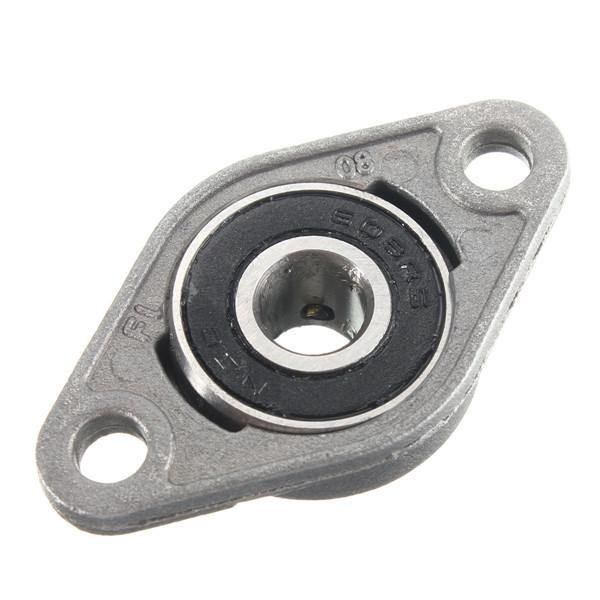 Machifit 8/10/12/15/17mm Bore Diameter Zinc Alloy Pillow Block Flange Linear Bearing KFL Series CNC