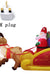 Christmas Inflatable Inflatable Garden Decoration Elk Sleigh