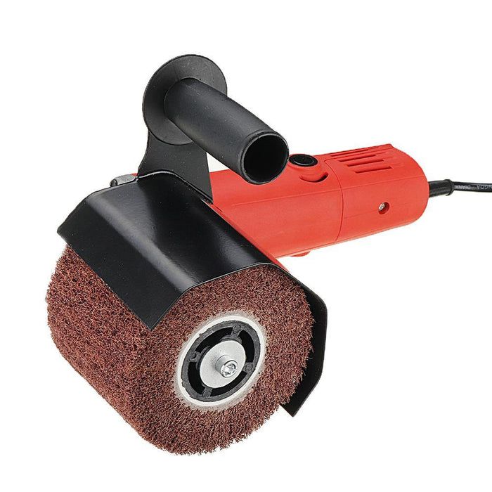 Drillpro Angle Grinder Burnishing Polishing Machine Attachment Metal Steel Wood Sander for 115 125 Angle Grinder