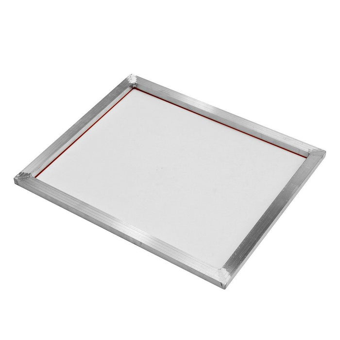 160 Mesh Silk Screen Printing Screen With Aluminum Frame White Polyester