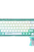 Bluetooth Mechanical Keyboard Transparent Case Hot-swappable Gasket Structure