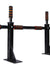 Indoor Black Metal Horizontal Bar On Wall Pull-ups Home Wall Fitness Exerciser Set