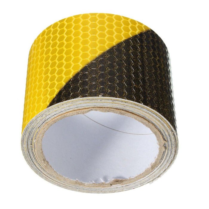 3M Yellow Black Night Safety Reflective Tape Warning Conspicuity Tape Film Sticker