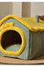 Foldable Dog House Pet Cat Bed Winter Dog Villa Sleep Kennel Removable Nest Warm Enclosed Cave Sofa Pets Supplies