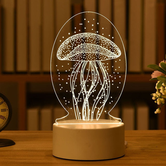 Acrylic Led Night Light - Okeihouse