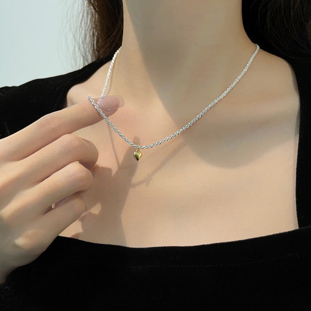 Sparkling Clavicle Chain Necklace - Okeihouse