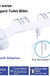 Dual Nozzle Portable Bidet Toilet Seat Attachment Non-Electric Mechanical Fresh Cleaning Device