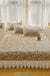 Cotton Lace Embroidery Quilted Bed Cover Series Three-piece Set