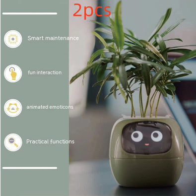 Facial Expression Control Intelligent Flower Pot