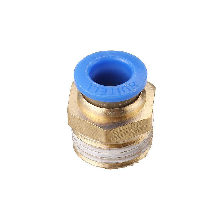 Machifit Pneumatic Connector Quick Joint PC Straight Male Thread Pipe Fittings 8-01/02/03/04