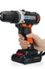 30V Cordless Rechargeable Power Drill Driver Electric Screwdriver with 2 Li-ion Batteries